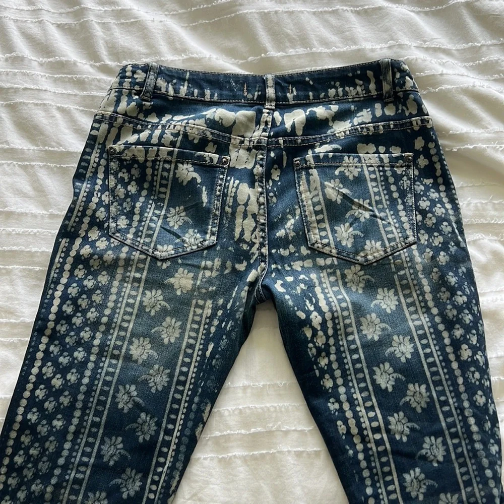 Free People Floral Print Bell Bottoms - Picture 4 of 4